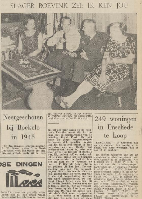Beckumerstraat 32 Boekelo slager Boevink krantenbericht Tubantia 22-6-1967.jpg