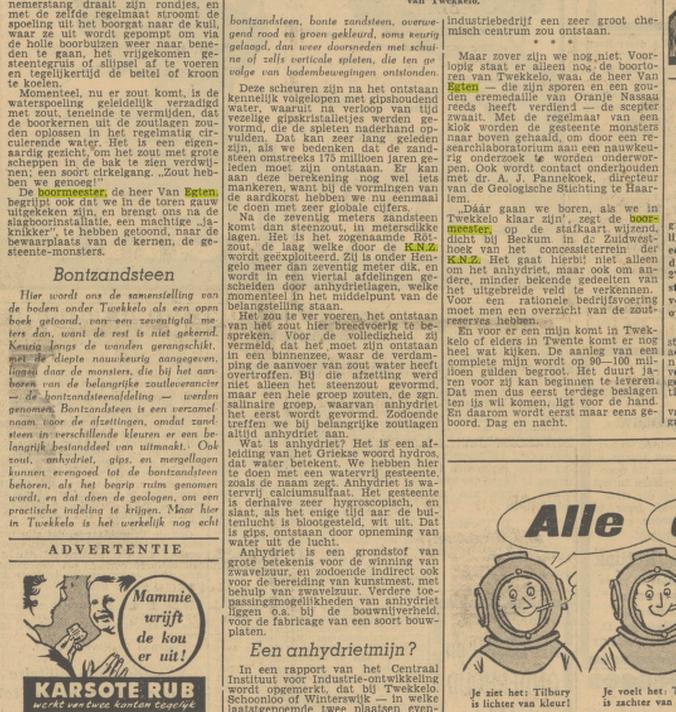 L. van Egten boormeester K.N.Z. krantenbericht Tubantia 7-11-1951 (2).jpg