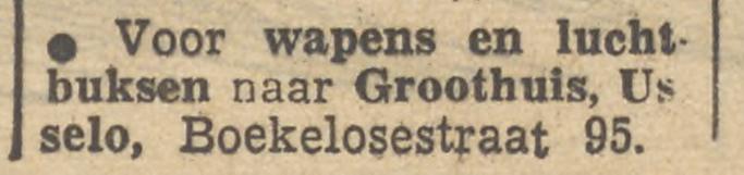Boekelosestraat 95 Usselo Groothuis advertentie Tubantia 12-4-1952.jpg