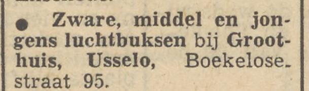 Boekelosestraat 95 Usselo Groothuis advertentie Tubantia 11-4-1952.jpg