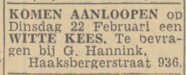 Haaksbergerstraat 936 G. Hannink advertentie Twentsch nieuwsblad 28-2-1944.jpg