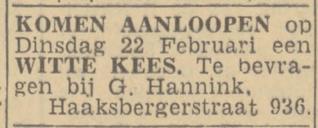 Haaksbergerstraat 936 G. Hannink advertentie Twentsch nieuwsblad 28-2-1944.jpg