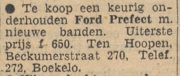 Beckumerstraat 270 ten Hoopen advertentie Tubantia 5-4-1958.jpg