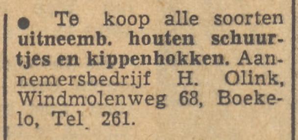 Windmolenweg 68 Aannemersbedrijf H. Olink advertentie Tubantia 10-5-1952.jpg