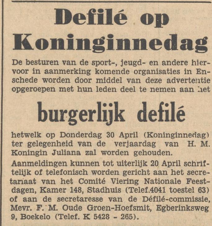 Egberinksweg 9 Oude Groen advertentie Tubantia 14-4-1953.jpg