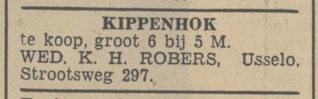 Strootsweg 297 Usselo Wed. K.H. Robers advertentie Tubantia 12-8-1939.jpg