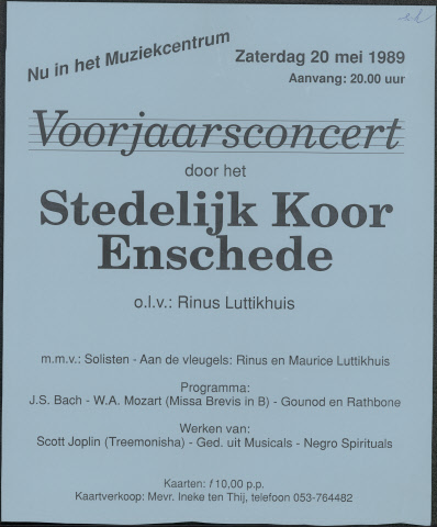 Stedelijk Koor Enschede. Voorjaarsconcert onder leiding van Rinus Luttikhuis.jpeg