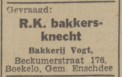 Beckumerstraat 176 Boekelo Bakkerij Vogt advertentie Tubantia 2-6-1948.jpg