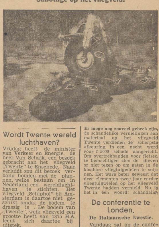 Vliegveld Twente geschikt als wereldluchthaven krantenbericht De Graafschapper 17-9-1945.jpg