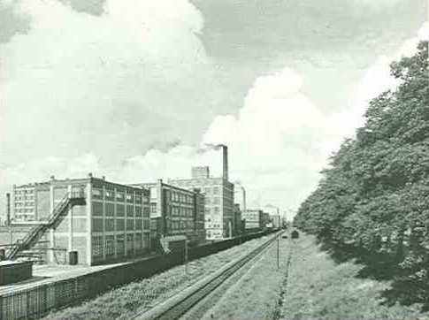 Lage Bothofstraat 13 Van Heek complex. Spoorlijn Enschede naar Gronau 1935.jpg