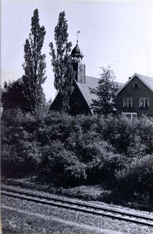 Oostburgweg 34 Oosterkerk spoorlijn Gronau 1950.jpg