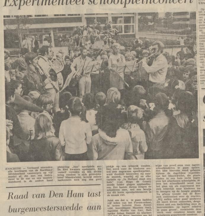 Het Riet 30 Kardinaal Alfrinkschool krantenbericht Tubantia 30-9-1970.jpg
