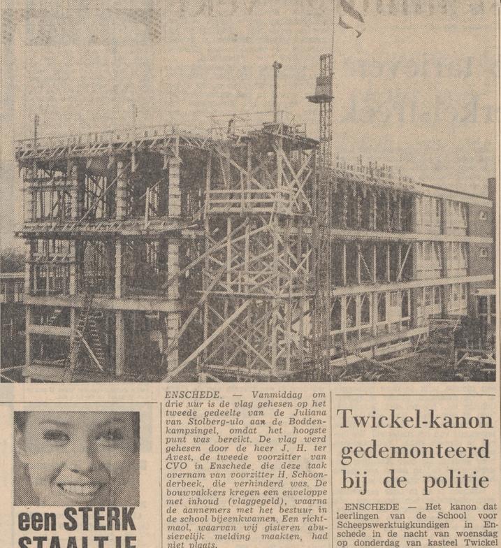 Boddenkampsingel Juliana van Stolberg ulo krantenfoto Tubantia 20-11-1964.jpg