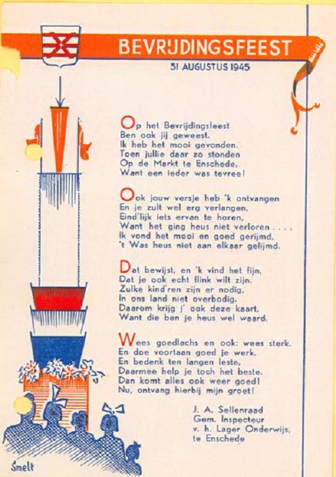 Enschede gedicht bevrijdingsfeest 31-8-1945.jpg