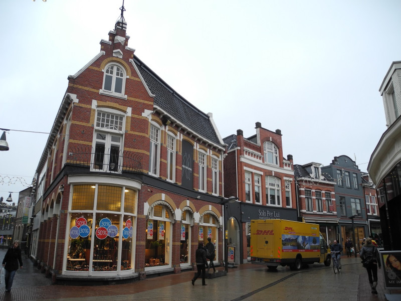 Haverstraatpassage 70 hoek Stadsgravenstraat schoenenzaak Ad Heijne.JPG