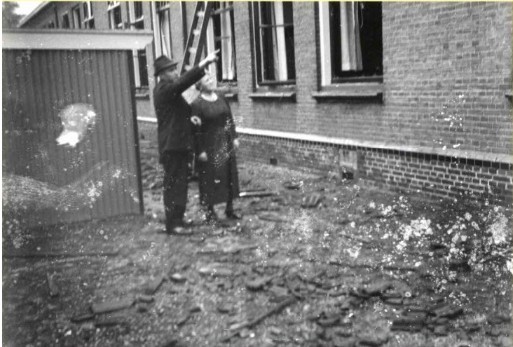 Boddenkampstraat 80 Boddenkampmulo. Schade na bombardement van 22.2.1944.jpg