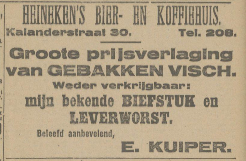 Kalanderstraat 30 E. Kuiper advertentie Tubantia 29-3-1919.jpg