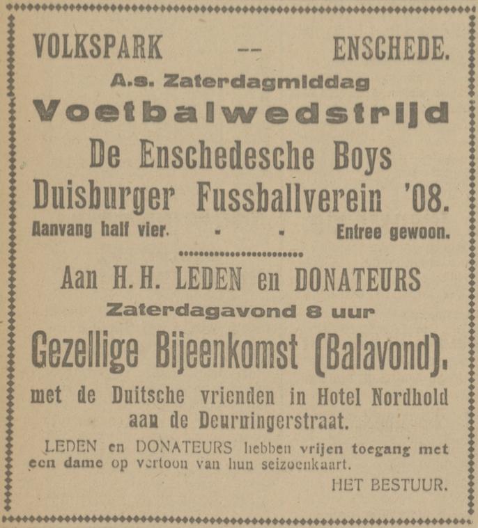 Deurningerstraat 27 Hotel Nordhold advertentie Tubantia 22-3-1923.jpg