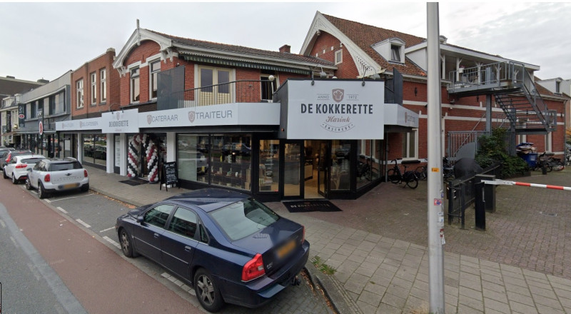 Deurningerstraat 19-21 De Kokkerette afhaalrestaurant van Slagerij Harink.jpg