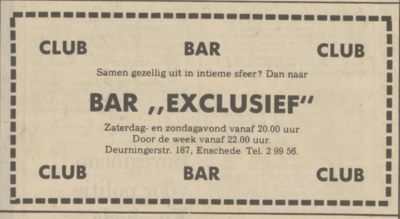 Deurningerstraat 187 Bar Exclusief advertentie Tubantia 12-10-1973.jpg