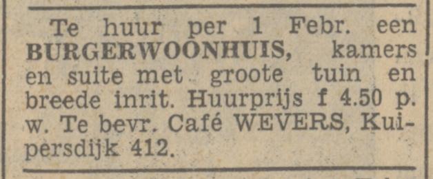 Kuipersdijk 412 cafe Wevers advertentie Tubantia 19-12-1936.jpg