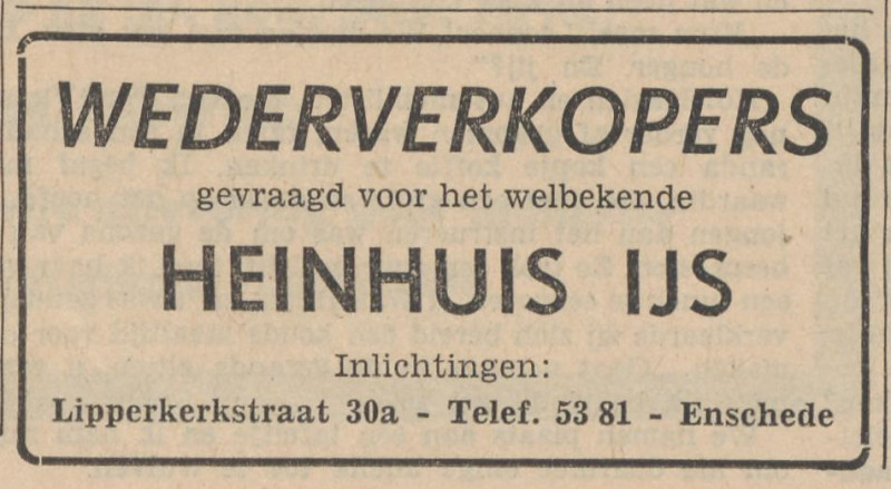 Lipperkerkstraat 30a Heinhuis IJs advertentie Tubantia 18-6-1960.jpg