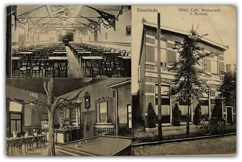 Haaksbergerstraat 71 Hotel cafe restaurant Bezoen later Hotel cafe restaurant G. Brinkman.jpg