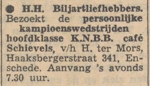 Haaksbergerstraat 341 cafe Schievels voorheen H. ter Mors 27-3-1957.jpg