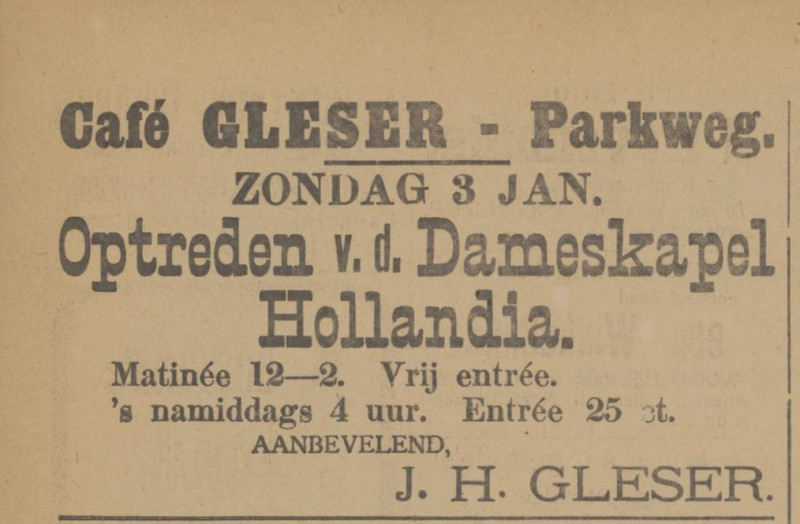 Parkweg 39 cafe Gleser advertentie Tubantia 2-1-1915.jpg