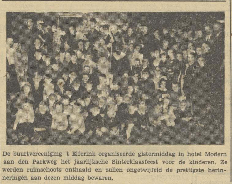 Parkweg 39 Hotel Modern krantenfoto Tubantia 6-12-1946.jpg
