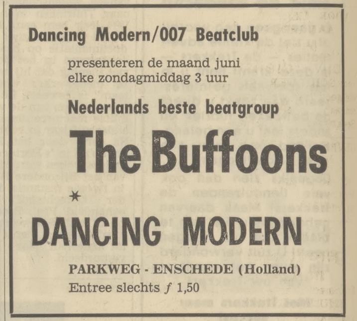 Parkweg 39 Dancing Modern advertentie Tubantia 1-6-1966.jpg