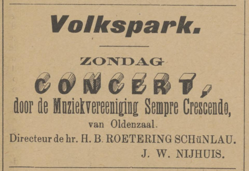 Parkweg Volkspark restaurant uitbater J.W. Nijhuis advertentie Tubantia 11-6-1898.jpg