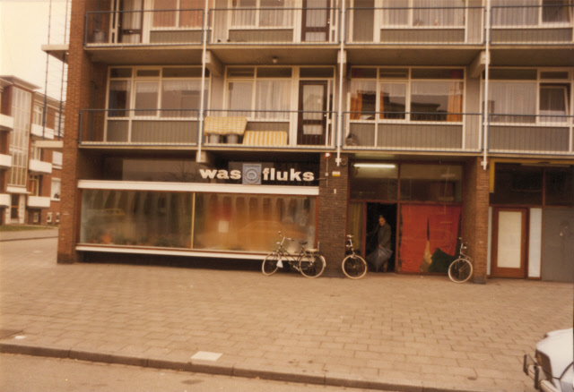 Akkerstraat 1 Was-O-Fkuks Zelfbedieningswasserij 1977.jpeg