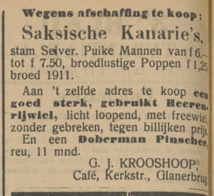 Kerkstraat 35 Glanerbrug cafe G.J. Krooshoop  advertentie Tubantia 12-7-1912.jpg