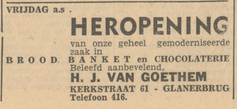 Kerkstraat 61 H.J. van Goethem Brood Banket en Chocolaterie advertentie Tubantia 5-2-1947.jpg