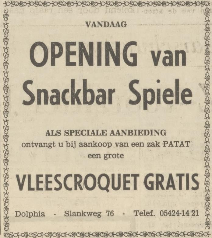 Slankweg 76 snackbar Spiele advertentie Tubantia 29-5-1968.jpg