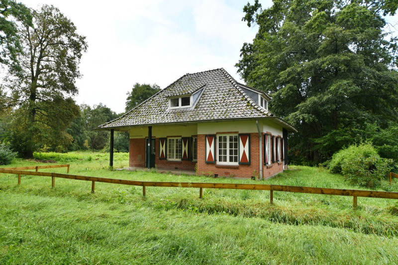 Een zomerhuisje in het bos was het ooit. Nu wordt het een bijgebouw van een villa. © Carlo ter Ellen DPG Media.jpg