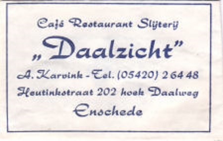 Heutinkstraat 202 hoek Daalweg Café Restaurant Slijterij Daalzicht  A. Karvink.jpg