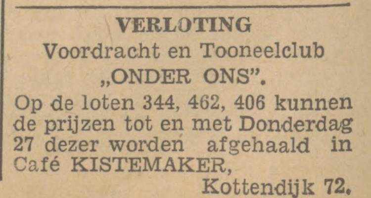 Kottendijk 72 cafe Kistemaker advertentie Tubantia 20-10-1932.jpg