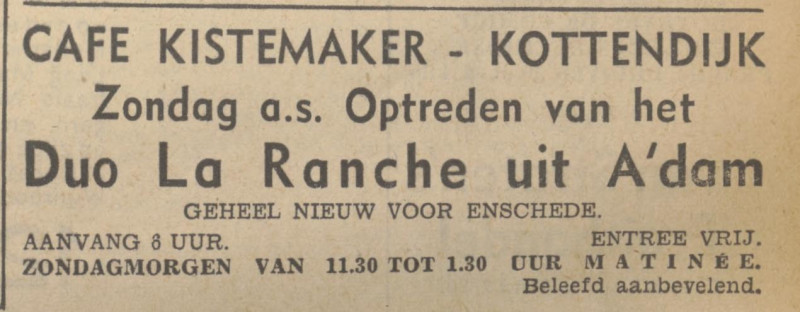 Kottendijk 72 cafe Kistemaker advertentie Tubantia 11-11-1939.jpg