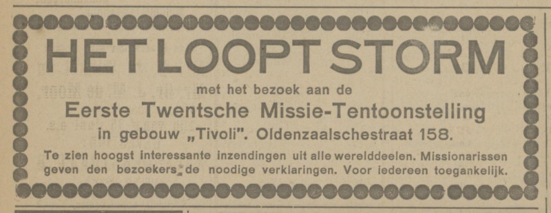 Oldenzaalsestraat 158 gebouw Tivoli advertentie Tubantia 5-6-1924.jpg