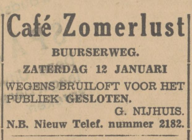 Buurserweg cafe Zomerlust G. Nijhuis advertentie Tubantia 13-6-1935.jpg