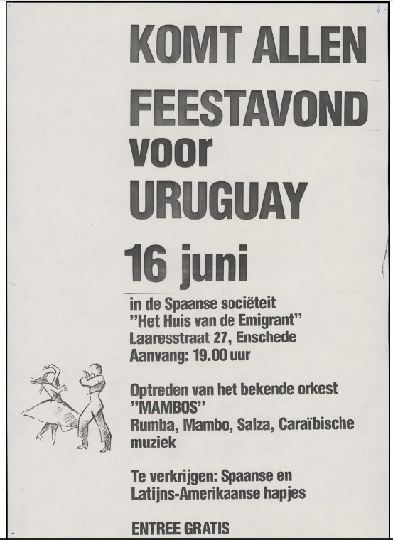 Laaresstraat 27 Spaanse societeit Het Huis van de Emigrant 16-6-1984.jpg