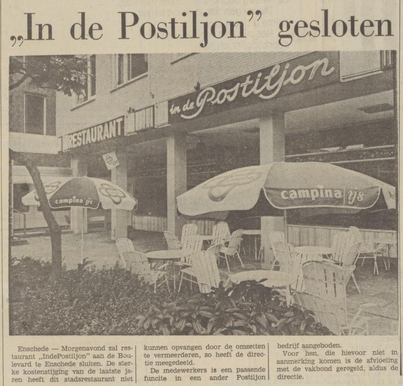 Boulevard 1945-102 sluiting restaurant Indepostiljon krantenfoto Tubantia 4-9-1974.jpg