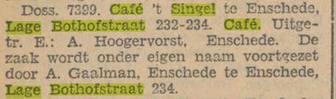 Lage Bothofstraat 232-234 cafe 't Singel krantenbericht 7-11-1929.jpg