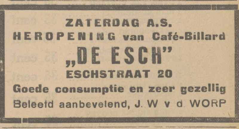Esstraat 20 cafe De Esch advertentie Tubanria 15-3-1935.jpg