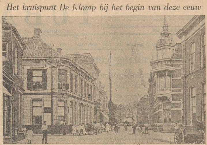 Gronausestraat kruispunt de klomp telefoon begin 1900 krantenfoto 1954.jpg