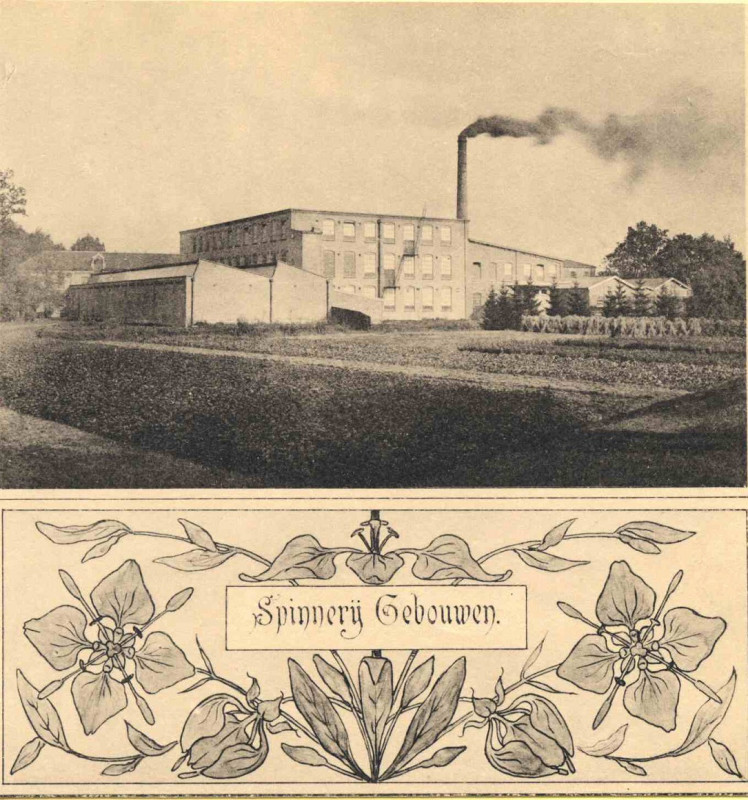 Hengelosestraat 125-127 Schuttersveld de spinnerij-gebouwen. 1910.jpg