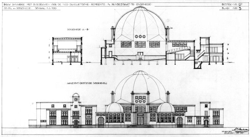 Prinsestraat 14-16 bouwtekening Synagoge.jpg