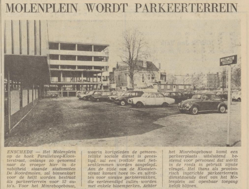 Molenplein 1 Gemeentelijke Sociale Dienst krantenfoto Tubantia 22-3-1974.jpg